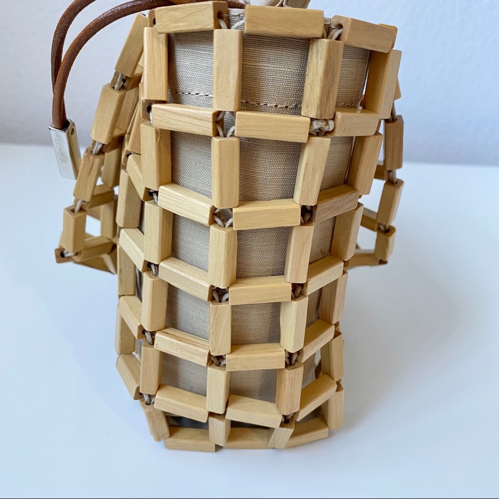 Sold@ebay Vintage Rare Ferragamo Bamboo Handbag - Picture 4 of 14